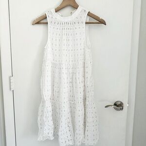 Lilly Pulitzer white high neck summer spring girly boutique dress XXS